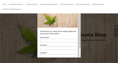 Desktop Screenshot of onestopmarijuanashop.com