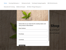 Tablet Screenshot of onestopmarijuanashop.com
